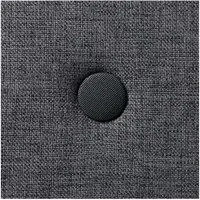 By KlipKlap -  KK 3 Fold sofa 120 cm - Blågrå med grå knapper 